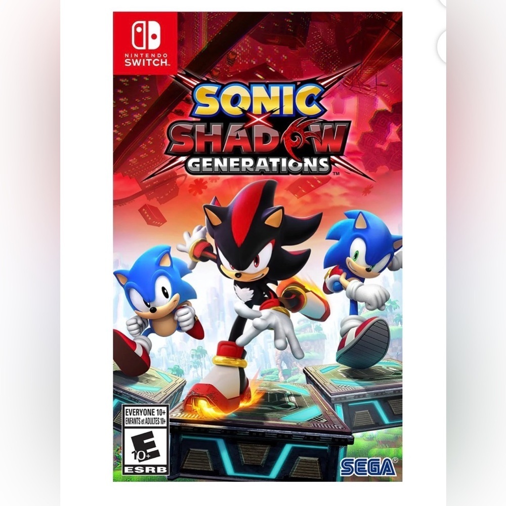 Sonic X Shadow Generations, Nintendo Switch Video Game new order now!